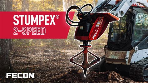 stumpex for mini excavator|stumpex 2 speed grinder.